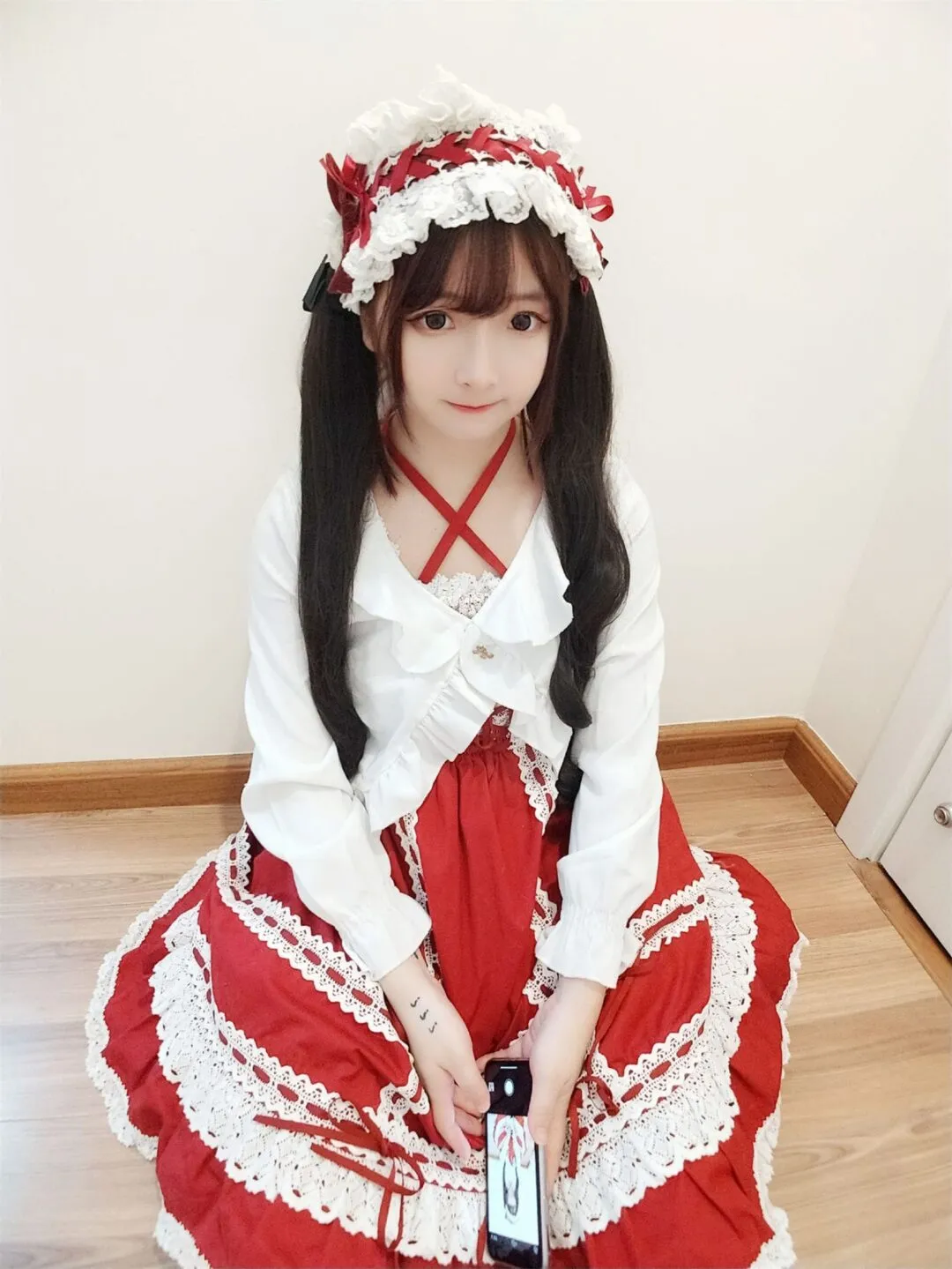 洛丽塔白丝美少女可爱私房写真-36