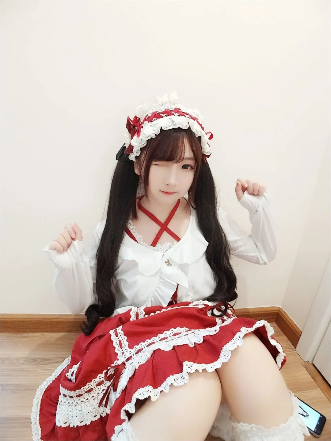 洛丽塔白丝美少女可爱私房写真-37