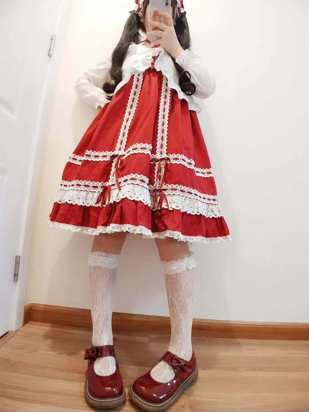 洛丽塔白丝美少女可爱私房写真-40