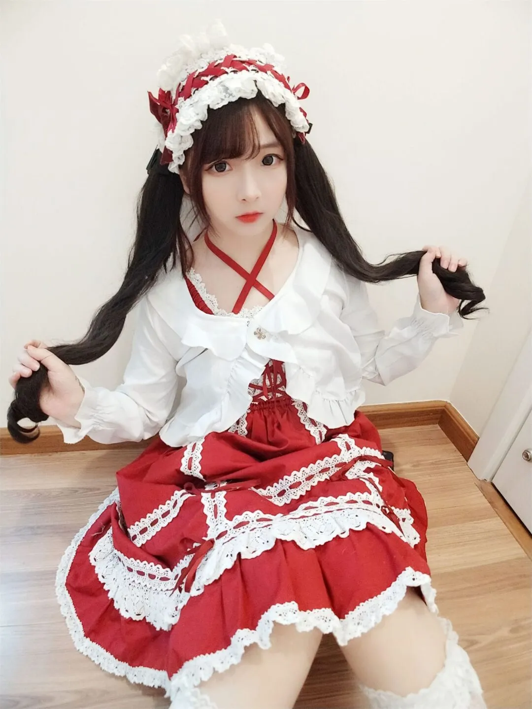 洛丽塔白丝美少女可爱私房写真-39