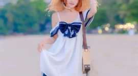 JK美少女泳装性感写真-绝对领域