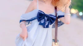 JK美少女泳装性感写真-绝对领域