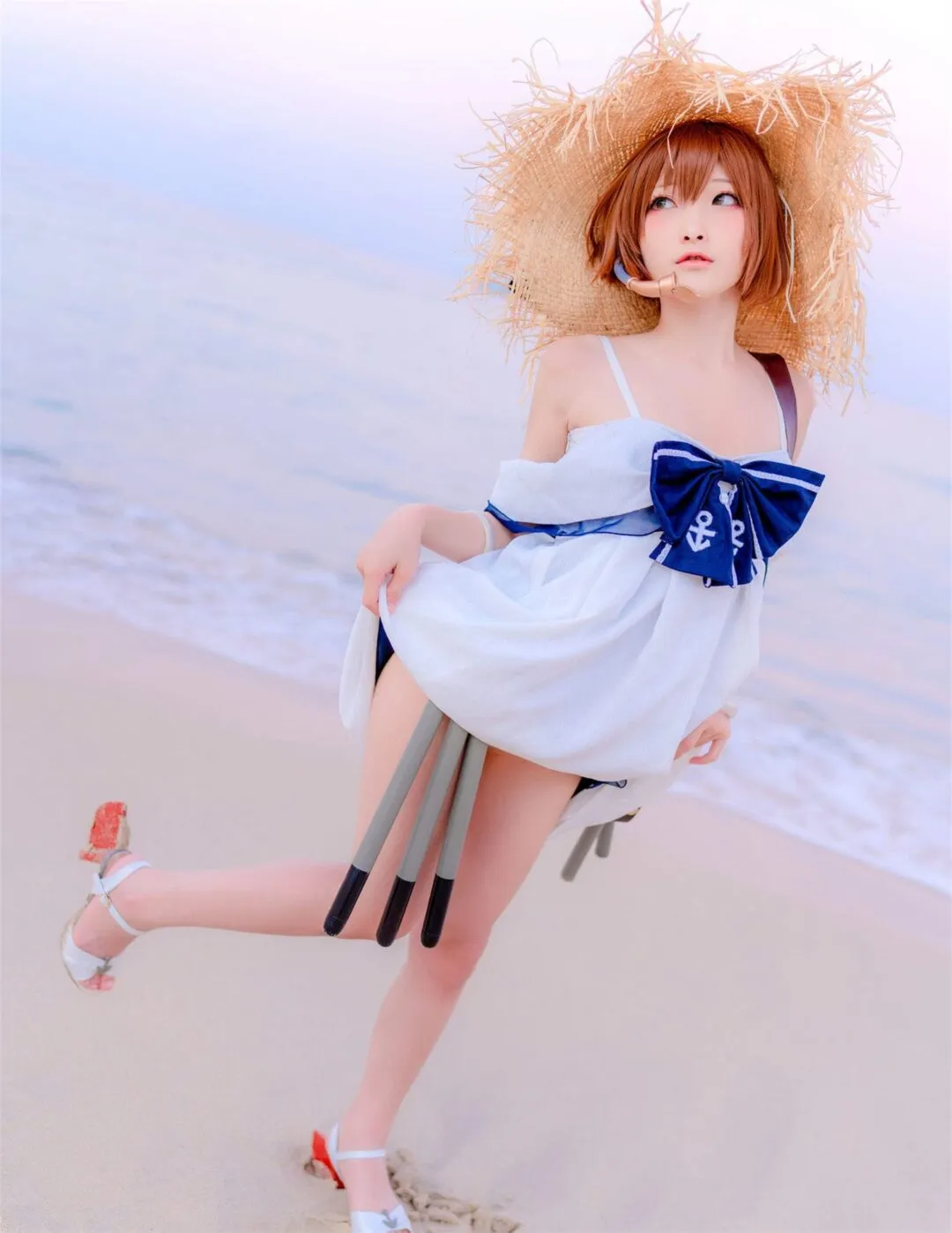 JK美少女泳装性感写真-绝对领域