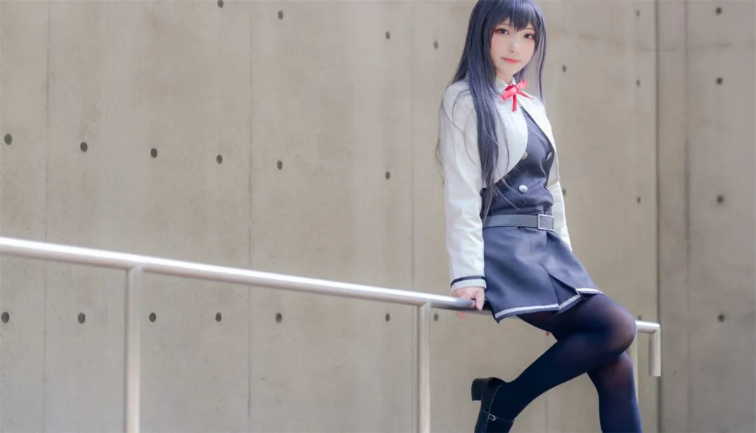 JK美少女和服黑丝性感写真-12