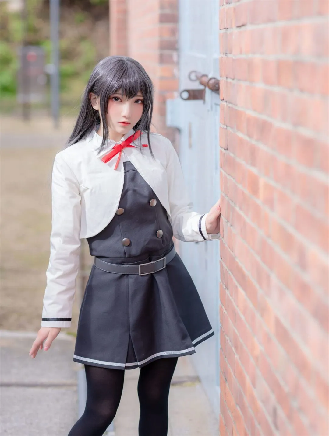 JK美少女和服黑丝性感写真-14