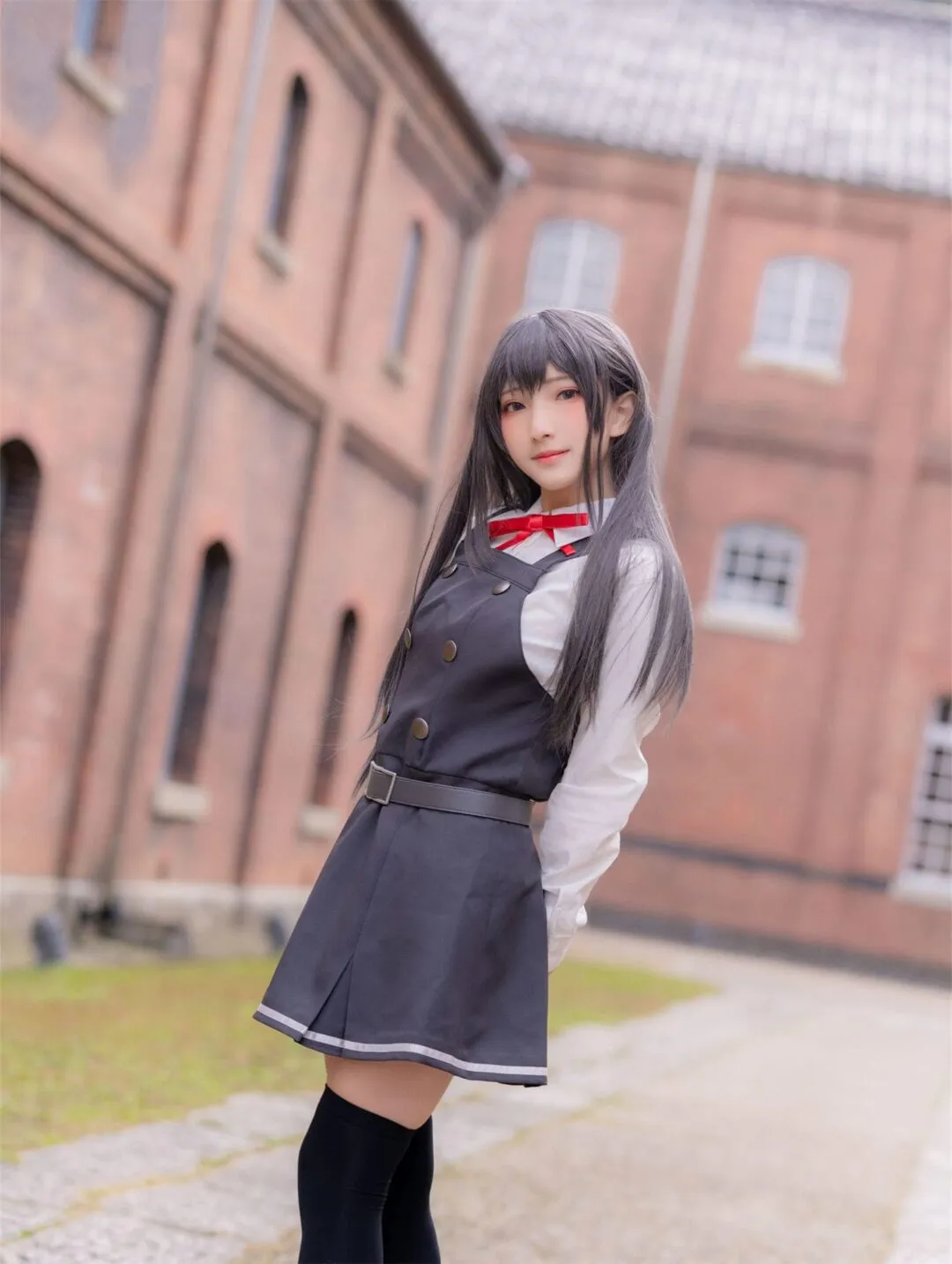 JK美少女和服黑丝性感写真-20