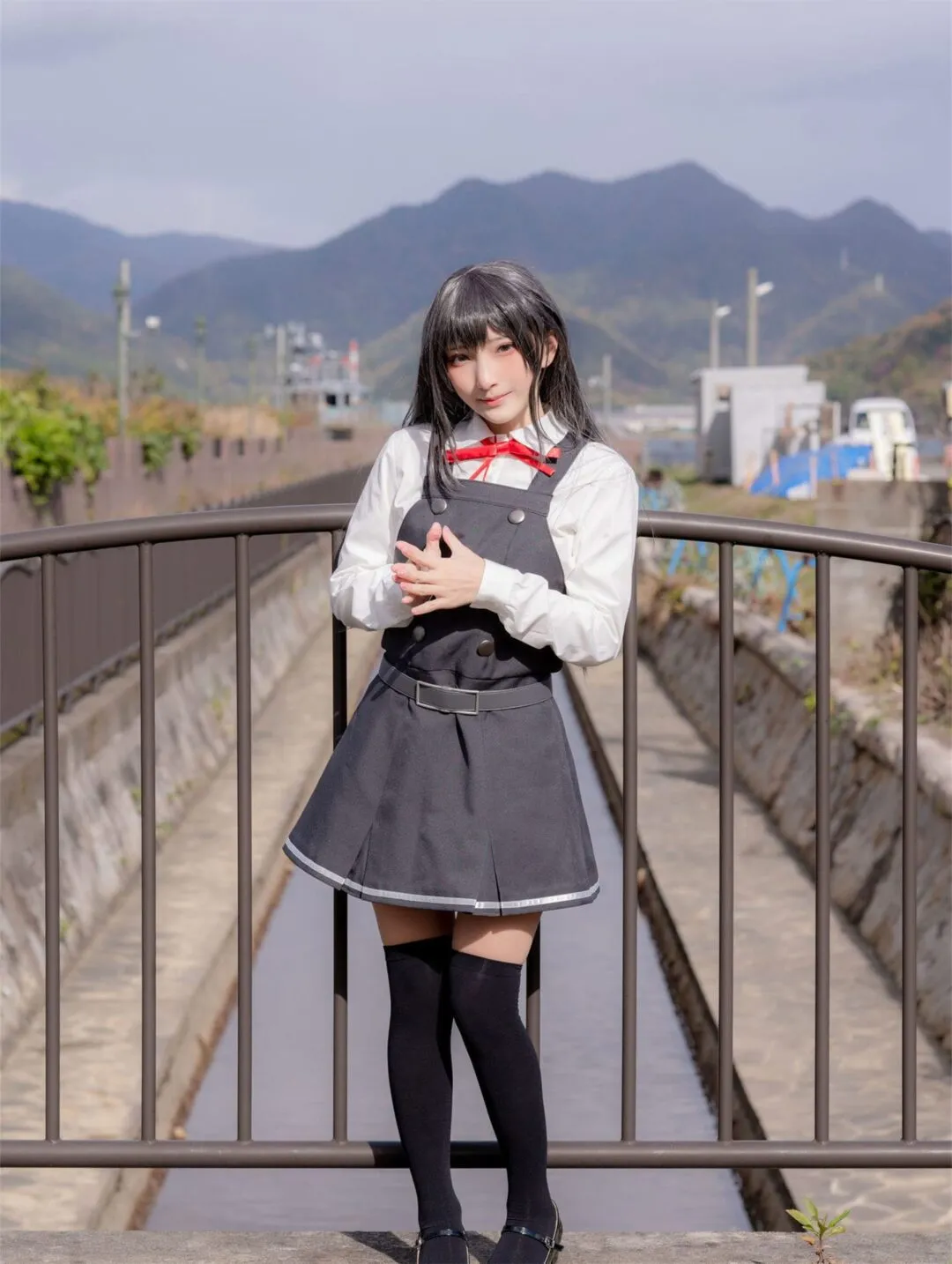 JK美少女和服黑丝性感写真-27