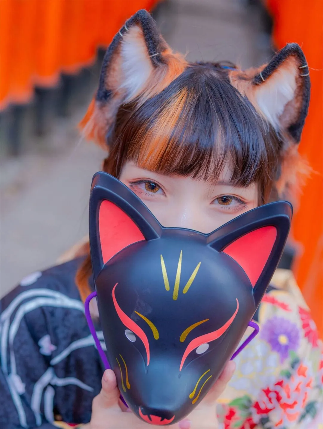JK美少女和服黑丝性感写真-14