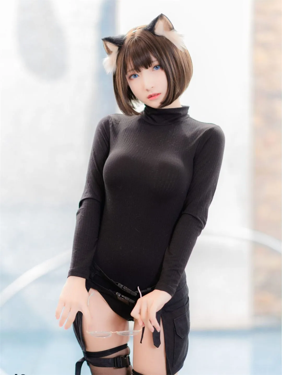 JK美少女和服黑丝性感写真-29