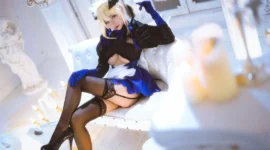 FGO 黑枪呆cosplay-绝对领域