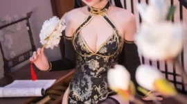 冬月茉莉cosplay-绝对领域