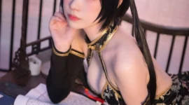 冬月茉莉cosplay-绝对领域