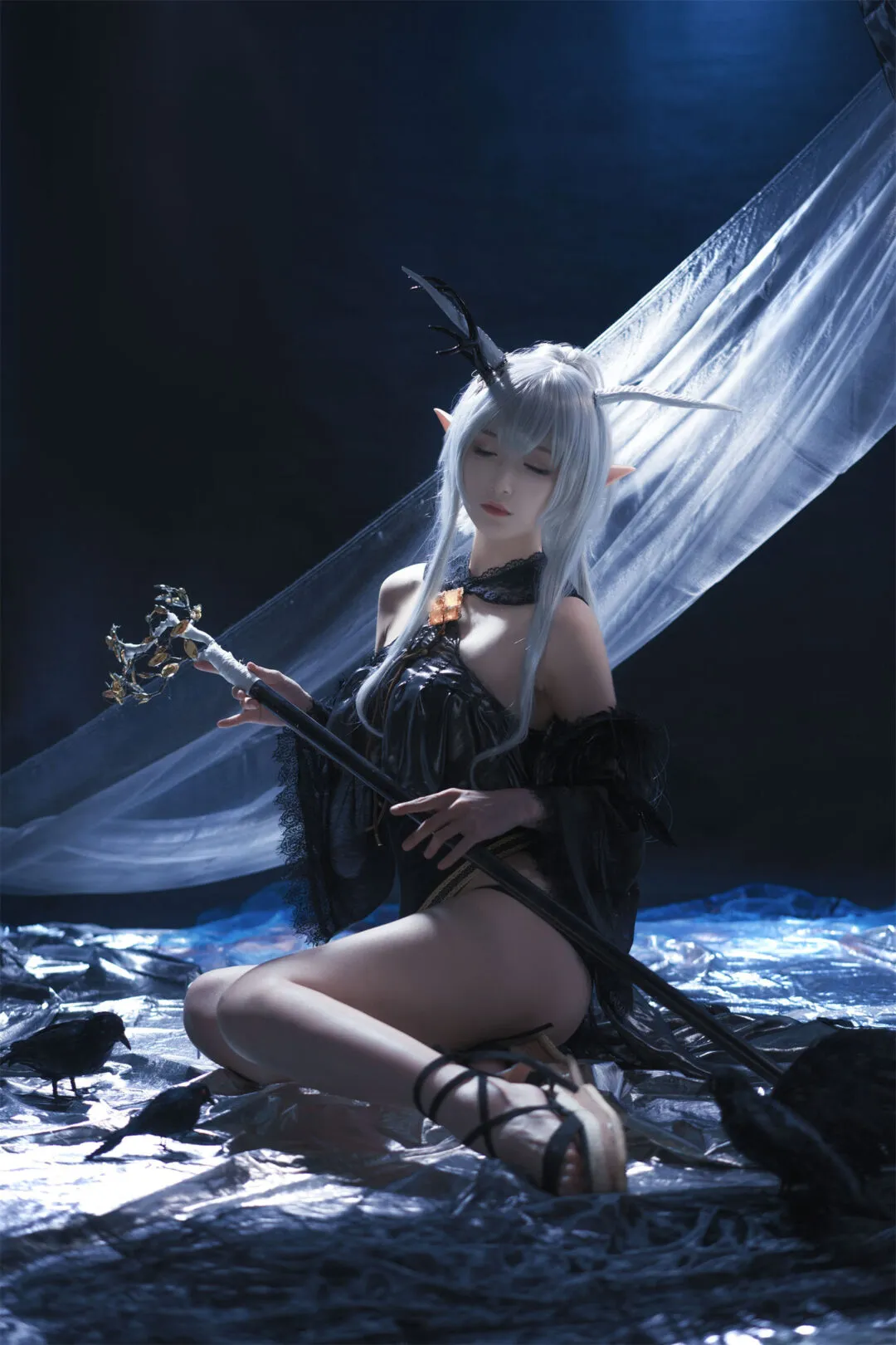 明日方舟 闪灵cosplay-绝对领域