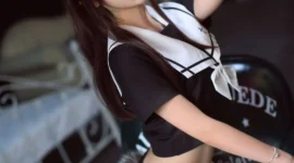 JK美少女白丝婚纱性感写真-绝对领域
