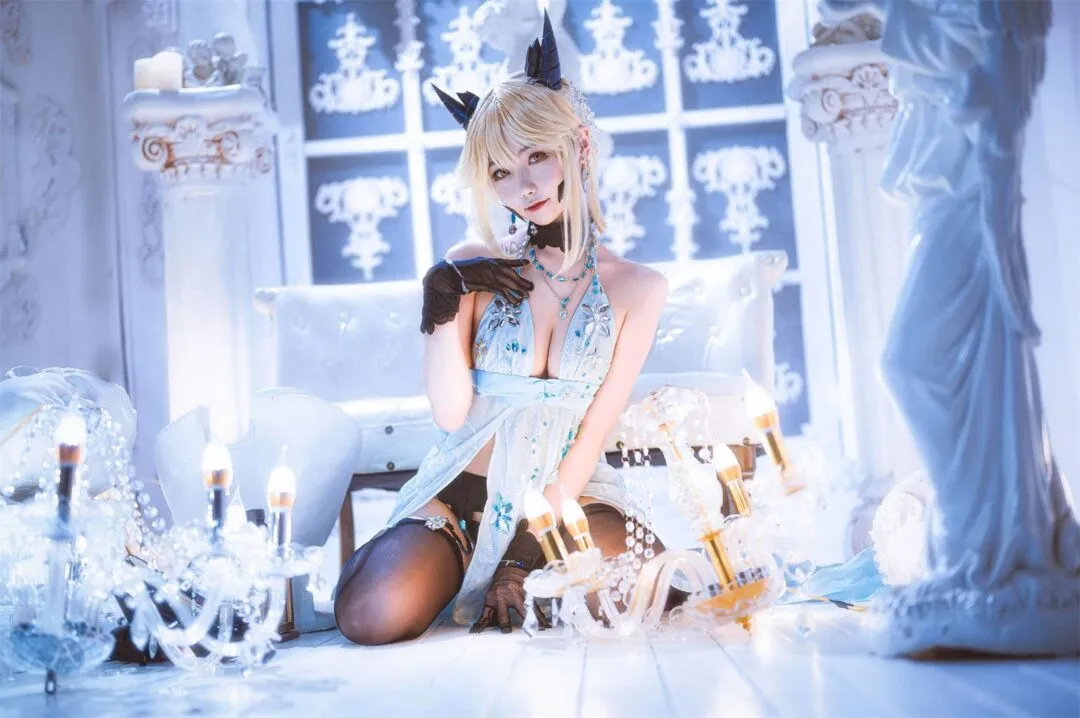 FGO 黑枪呆阿尔托莉雅cosplay-18