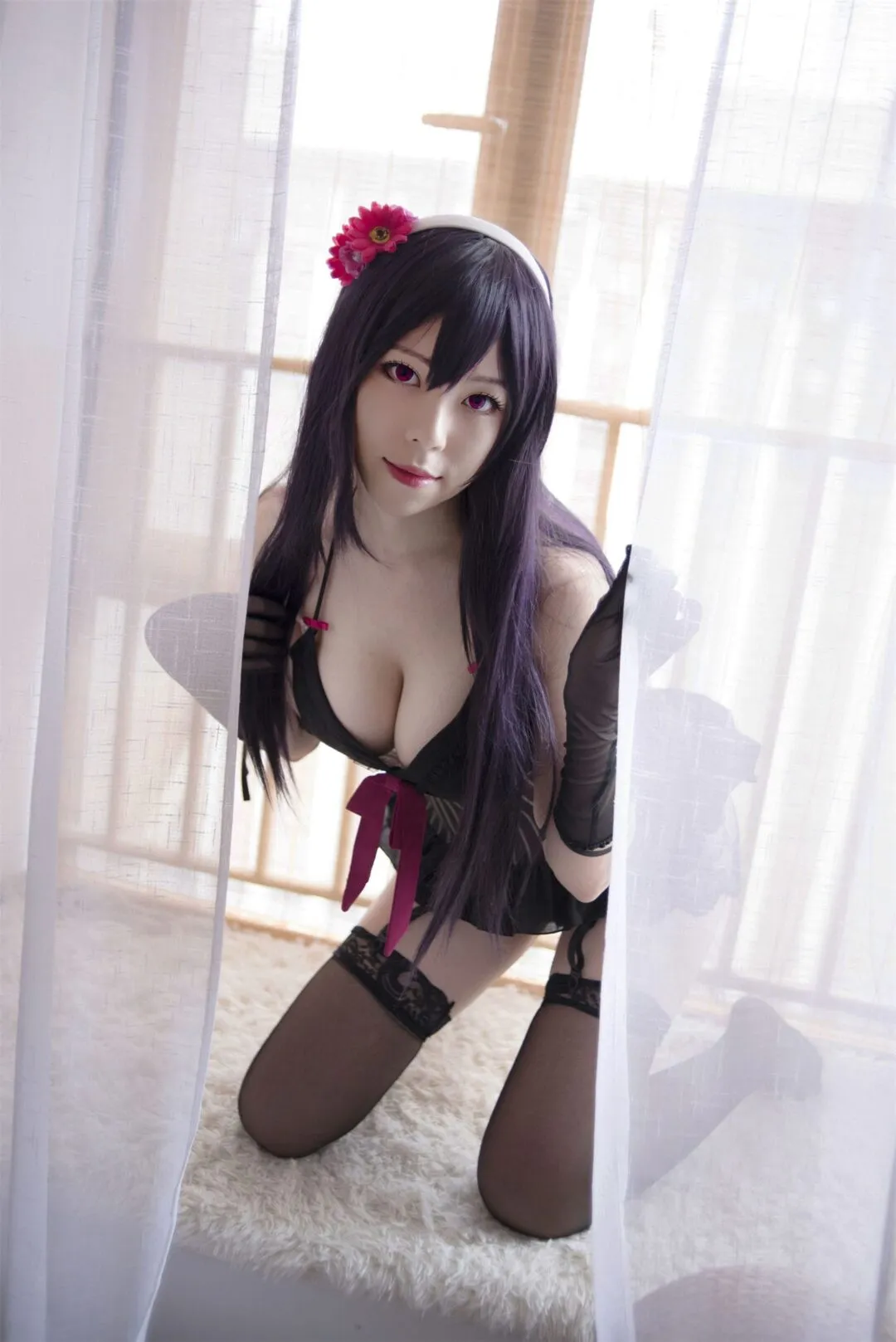 路人女主的养成方法 霞之丘诗羽2cosplay-13