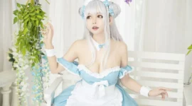 碧蓝航线 小天鹅cosplay-绝对领域