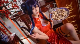 明日方舟 陈cosplay-绝对领域