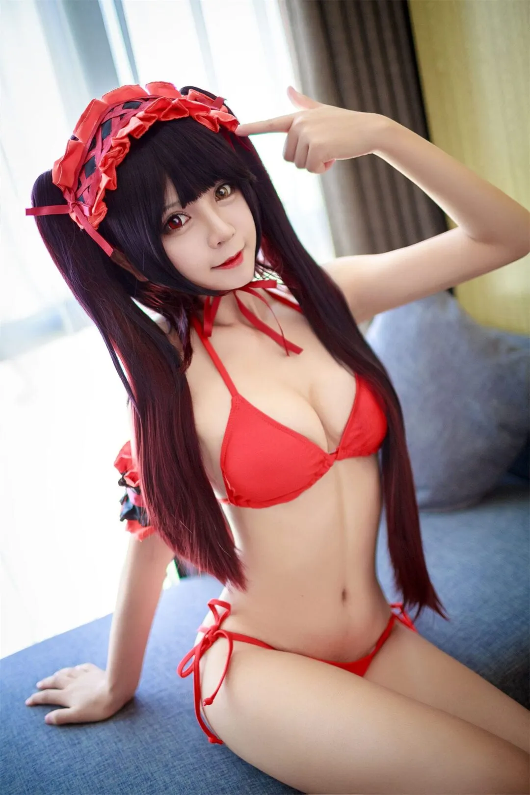 约会大作战 时崎狂三6cosplay-1