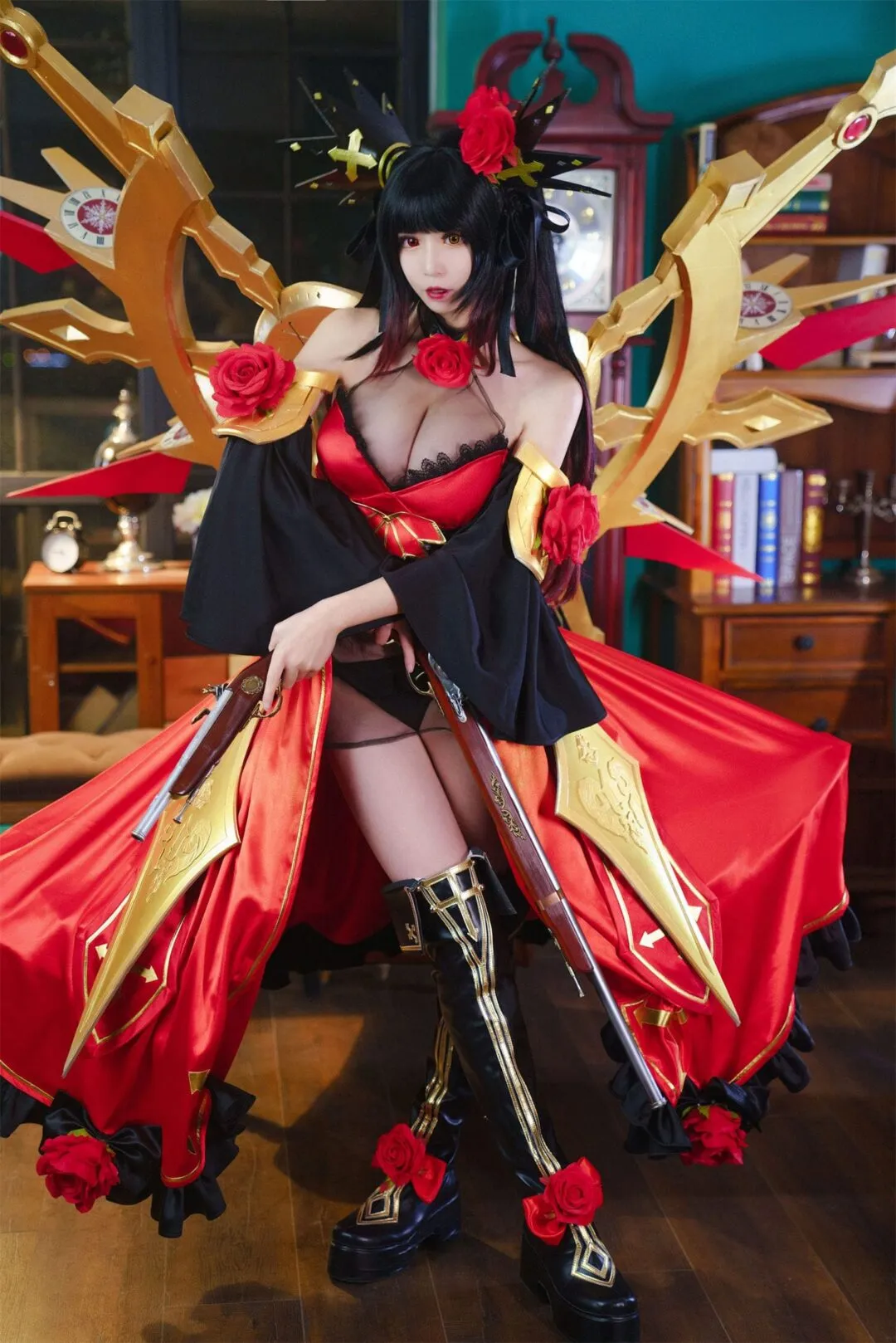 约会大作战 时崎狂三7cosplay-1
