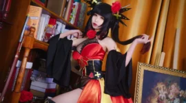 约会大作战 时崎狂三7cosplay-绝对领域