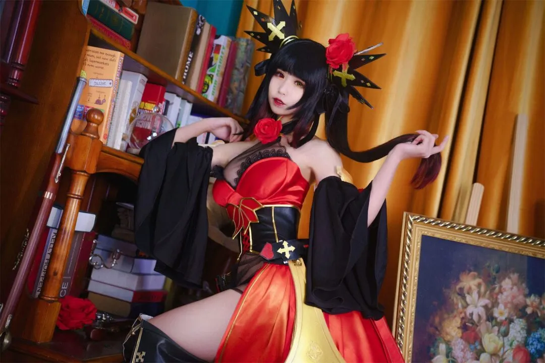 约会大作战 时崎狂三7cosplay-绝对领域