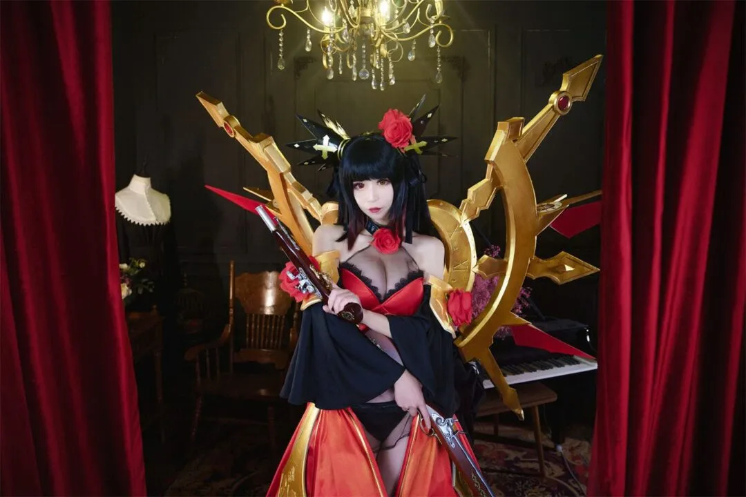 约会大作战 时崎狂三7cosplay-10