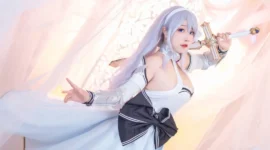 公主连结 静流cosplay-绝对领域