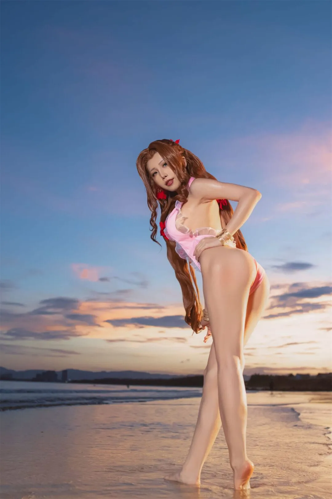 最终幻想 艾瑞丝cosplay-30