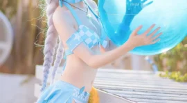 崩坏三 琪亚娜cosplay-绝对领域