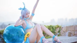 崩坏三 琪亚娜cosplay-绝对领域