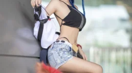 明日方舟 陈2cosplay-绝对领域
