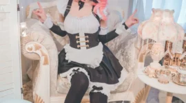 玉藻前女仆cosplay-绝对领域