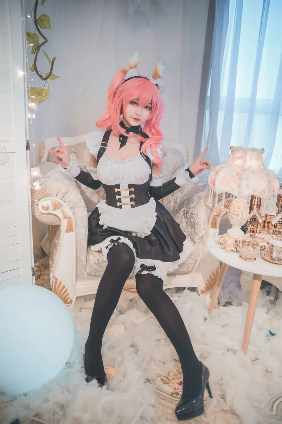 玉藻前女仆cosplay-1
