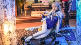 《碧蓝航线》贝尔法斯特cosplay-绝对领域