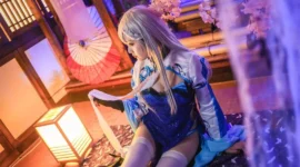 《碧蓝航线》贝尔法斯特cosplay-绝对领域