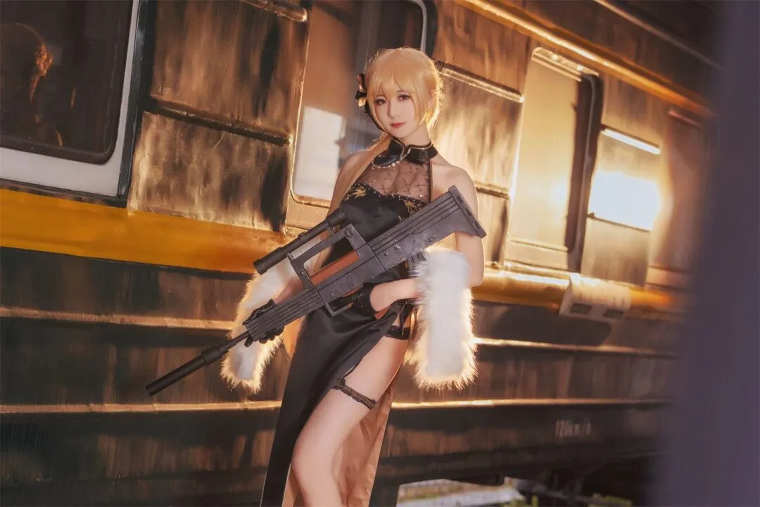 《少女前线》OTS-14 紫雨心cosplay-绝对领域