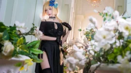 礼服贞德cosplay-绝对领域