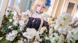 礼服贞德cosplay-绝对领域