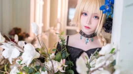 礼服贞德cosplay-绝对领域