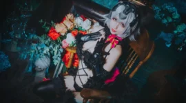 黑色贞德cosplay-绝对领域