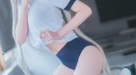 春日野穹体操服cosplay-绝对领域