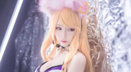 《英雄联盟》阿狸cosplay-绝对领域