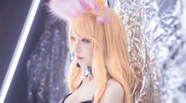 《英雄联盟》阿狸cosplay-绝对领域
