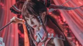 《东方Project》博丽灵梦cosplay-绝对领域