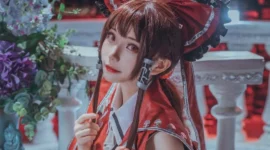 《东方Project》博丽灵梦cosplay-绝对领域