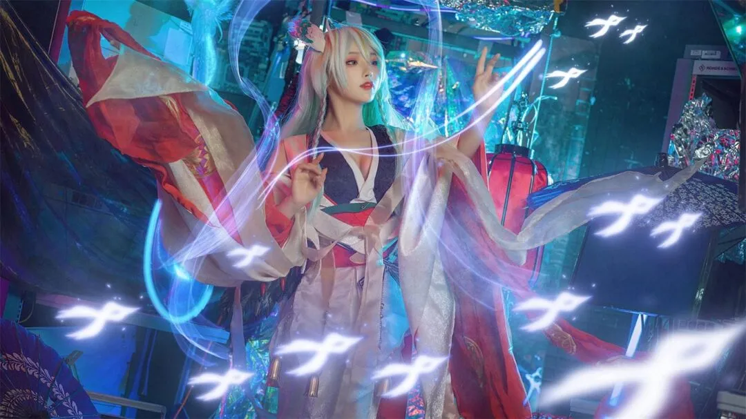 《阴阳师》紧那罗cosplay-绝对领域