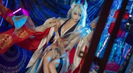《阴阳师》紧那罗cosplay-绝对领域