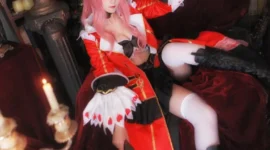 《王者荣耀》虞姬加勒比小姐cosplay-绝对领域