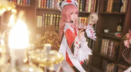 《王者荣耀》虞姬加勒比小姐cosplay-绝对领域